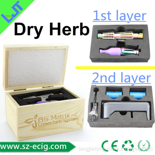 Huge Size Vaporizer Pen Volcano Vapor Dry Herb Wax Atomizer EGO Screw E Cigarette (Matrix-C)